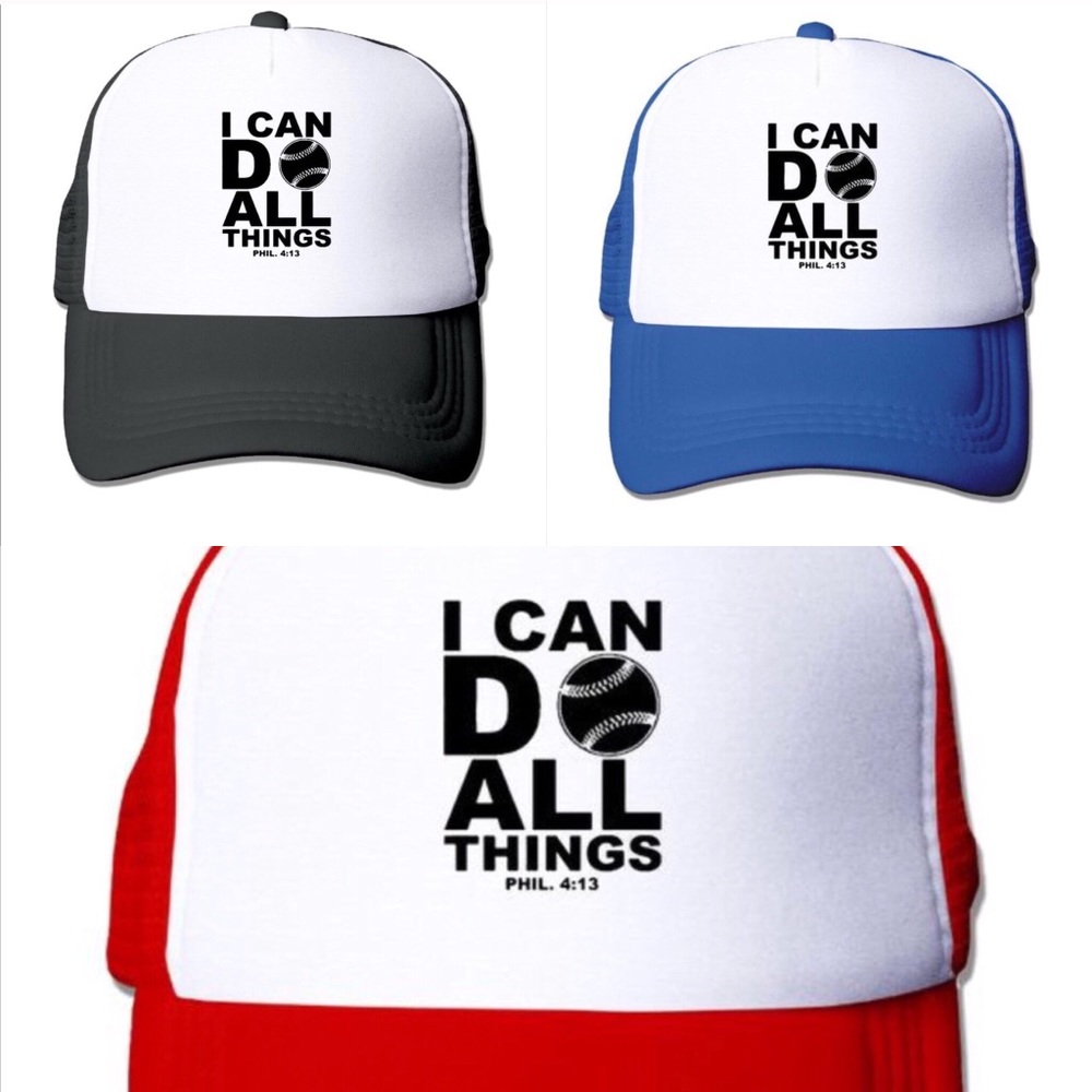 ♦️Final Price♦️"I Can Do All Things" Baseball Cap
